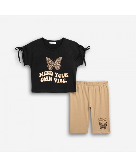 FUNKY Σετ Τοπ και Κολάν 126-527100 Μαύρο