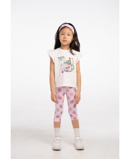 EBITA Σετ Μπλούζα, Κολάν και Κορδέλα 266259 Λευκό