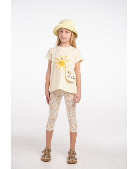 EBITA Σετ Μπλούζα, Κολάν και Τσαντούλα 266250 Κίτρινο