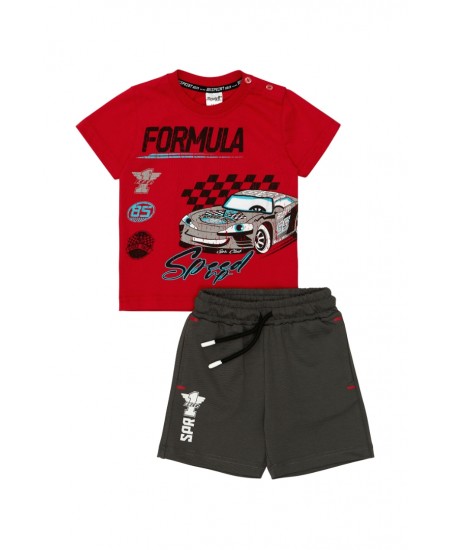 SPRINT Σετ Μπλούζα και Βερμούδα 261-1030 Κόκκινο