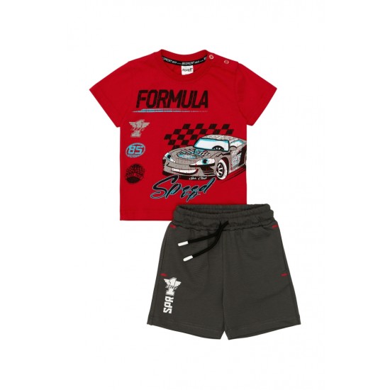 SPRINT Σετ Μπλούζα και Βερμούδα 261-1030 Κόκκινο