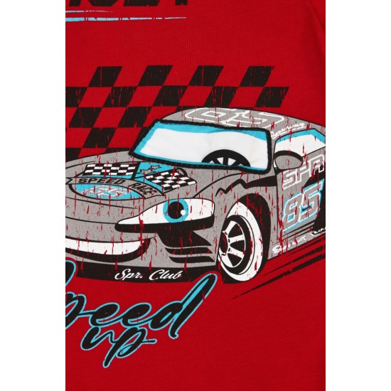 SPRINT Σετ Μπλούζα και Βερμούδα 261-1030 Κόκκινο