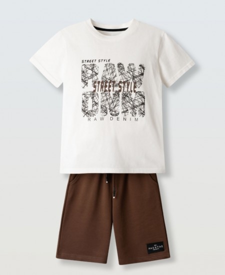 HASHTAG Σετ Μπλούζα και Βερμούδα 266700 Ταμπά
