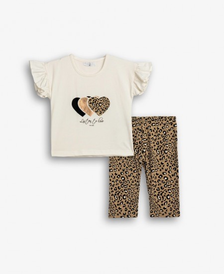 FUNKY Σετ Μπλούζα και Κολάν 126-739105 Λευκό