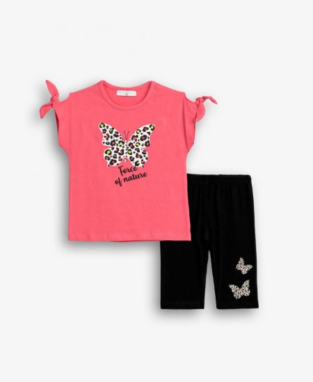 FUNKY Σετ Μπλούζα και Κολάν 126-720101 Φουξ