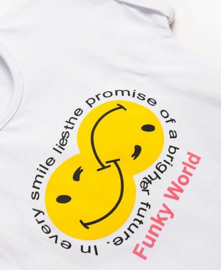 FUNKY Σετ Μπλούζα και Σορτς 126-730100 Λευκό