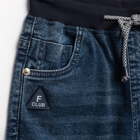 FUNKY Σετ Μπλούζα και Βερμούδα Τζιν 126-102105 Μπλε