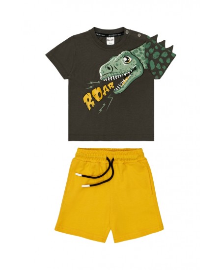 SPRINT Σετ Μπλούζα και Βερμούδα 261-1005 Γκρι