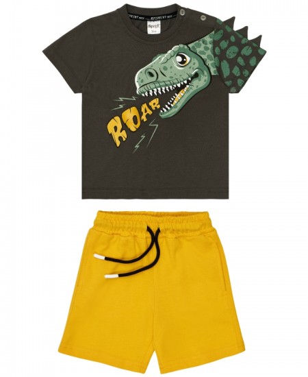 SPRINT Σετ Μπλούζα και Βερμούδα 261-1005 Γκρι