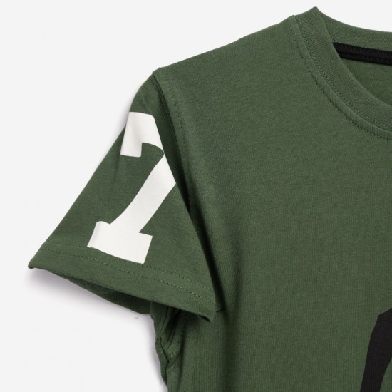 FUNKY Σετ Μπλούζα και Βερμούδα 126-101122 Χακί