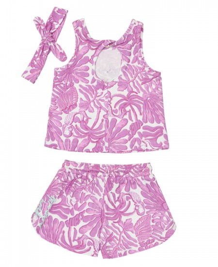 SPRINT Σετ Μπλο΄ύζα, Σορτς και Κορδέλα 261-2026 Λιλά