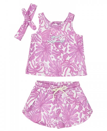 SPRINT Σετ Μπλο΄ύζα, Σορτς και Κορδέλα 261-2026 Λιλά