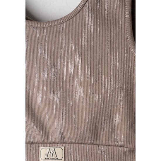 EBITA Σετ Τοπ και Παντελόνα 266012 Εκρού