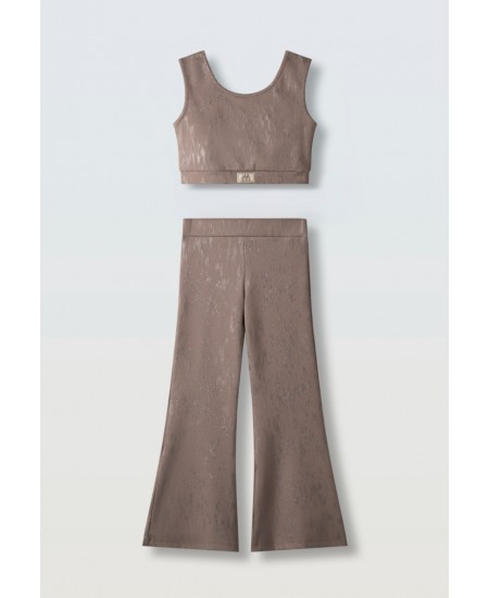 EBITA Σετ Τοπ και Παντελόνα 266012 Εκρού