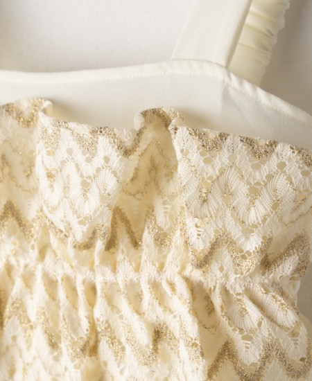 EBITA Σετ Τοπ και Παντελόνα 266040 Χρυσό