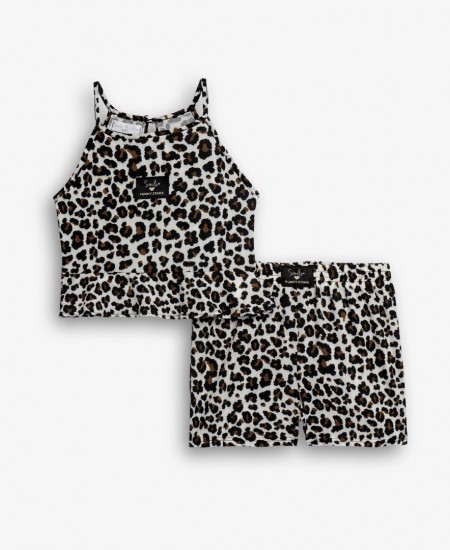FUNKY Σετ Τοπ και Σορτς 126-525107 Animal Print