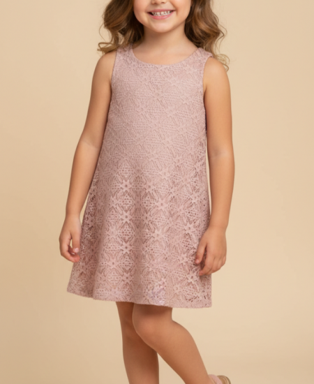 SWEET BABY Φόρεμα με Δαντέλα Γ209 Σάπιο Μήλο