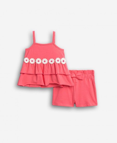 FUNKY Σετ Μπλούζα και Σορτς 126-924110 Ροζ