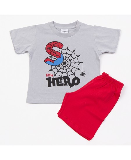 TRAX Πιτζάμα 49490 Γκρι