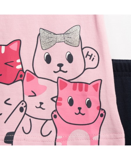 FUNKY Σετ Μπλούζα και Κολάν 126-919106 Ροζ